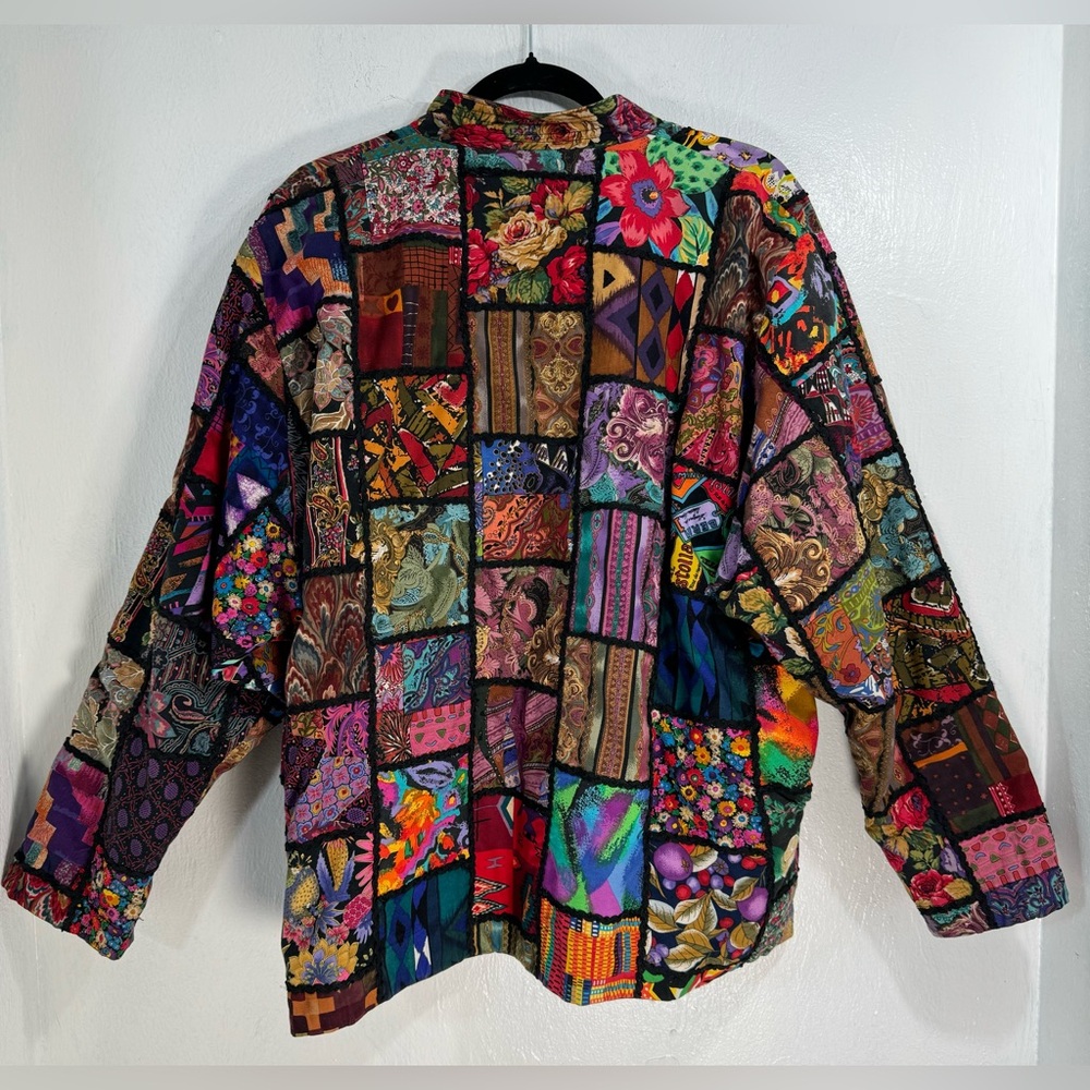 Vtg Patchwork Purple Marguerite Rubel San Francis… - image 2